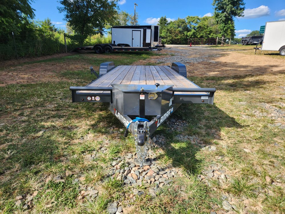 2025 Lamar Trailers 83x20 7k Car Hauler w/ Toolbox and Winch Plate