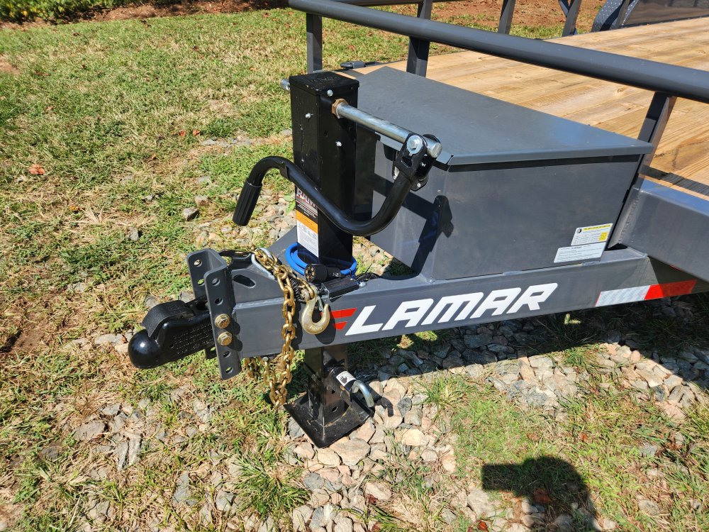 2026 Lamar Trailers 83x20 14k Utility w/ Toolbox and 5' HD Gate