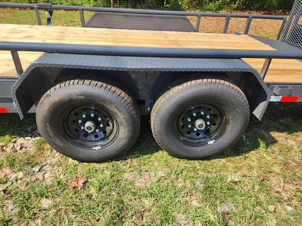 2026 Lamar Trailers 83x20 14k Utility w/ Toolbox and 5' HD Gate