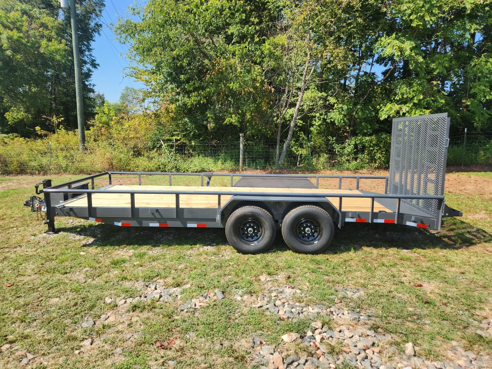 2026 Lamar Trailers 83x20 14k Utility w/ Toolbox and 5' HD Gate