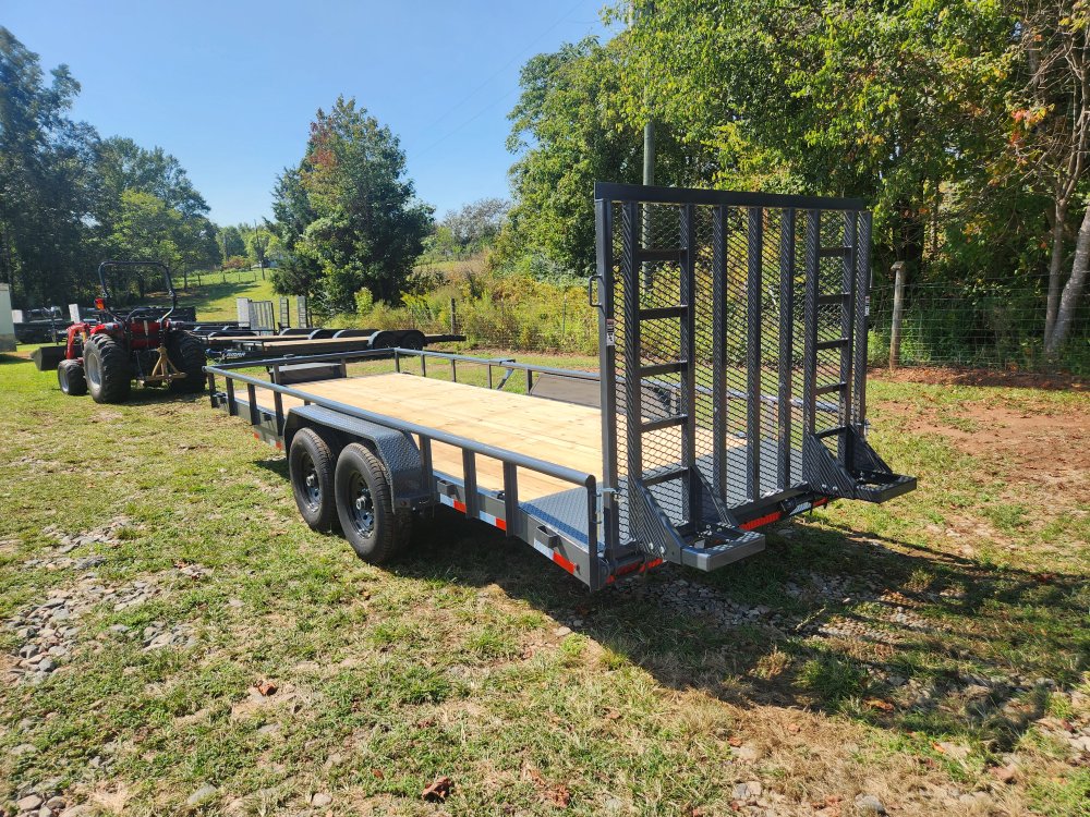 2026 Lamar Trailers 83x20 14k Utility w/ Toolbox and 5' HD Gate