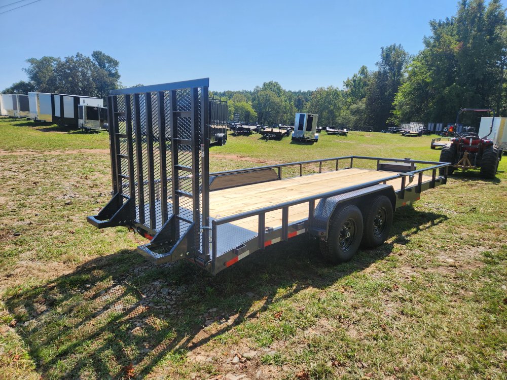 2026 Lamar Trailers 83x20 14k Utility w/ Toolbox and 5' HD Gate
