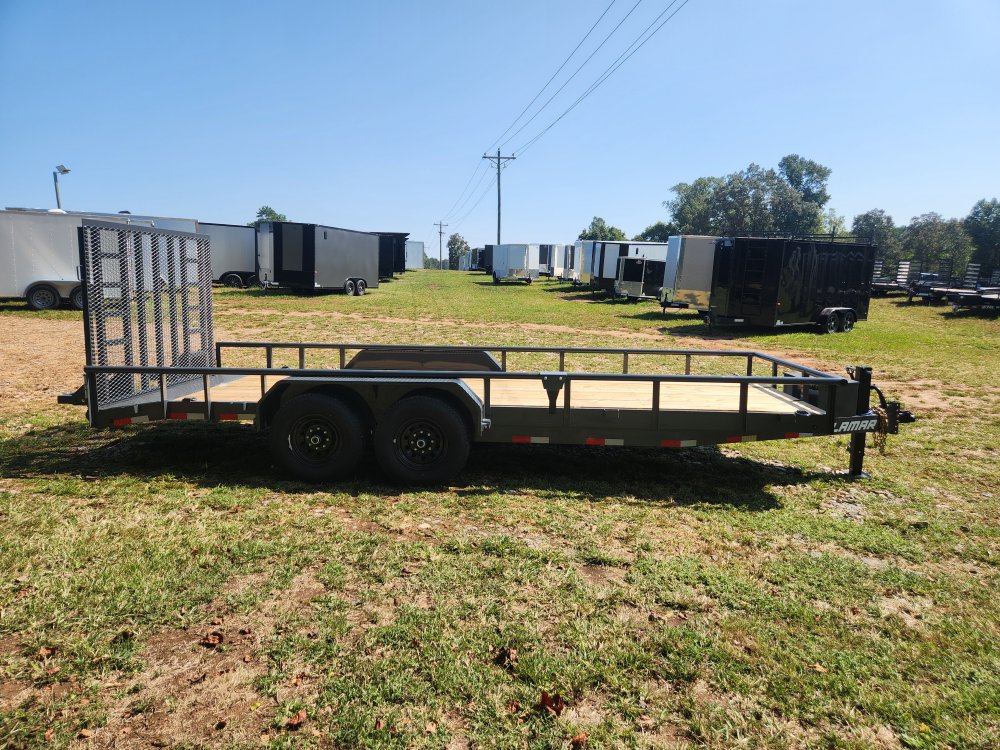 2026 Lamar Trailers 83x20 14k Utility w/ Toolbox and 5' HD Gate