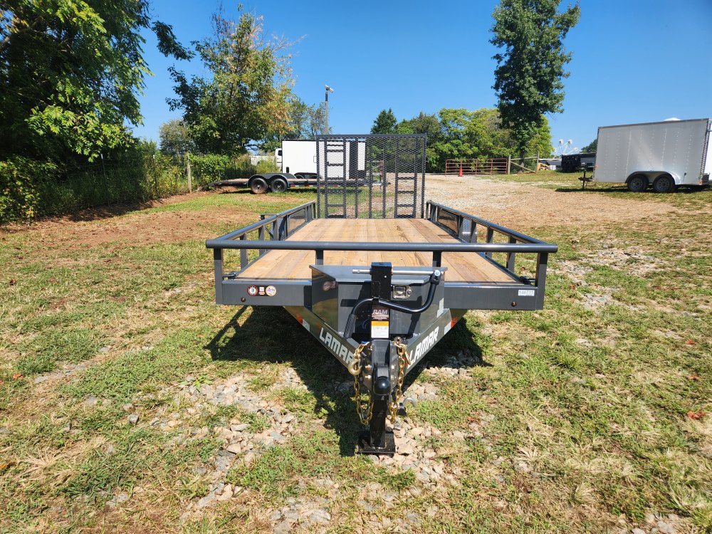 2026 Lamar Trailers 83x20 14k Utility w/ Toolbox and 5' HD Gate