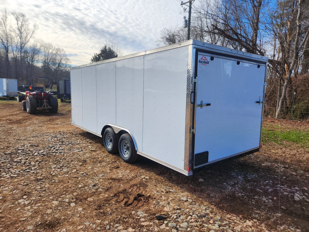 2026 Rock Solid Cargo 8.5x20 10k Enclosed w/ Polycore Metal Upgrade