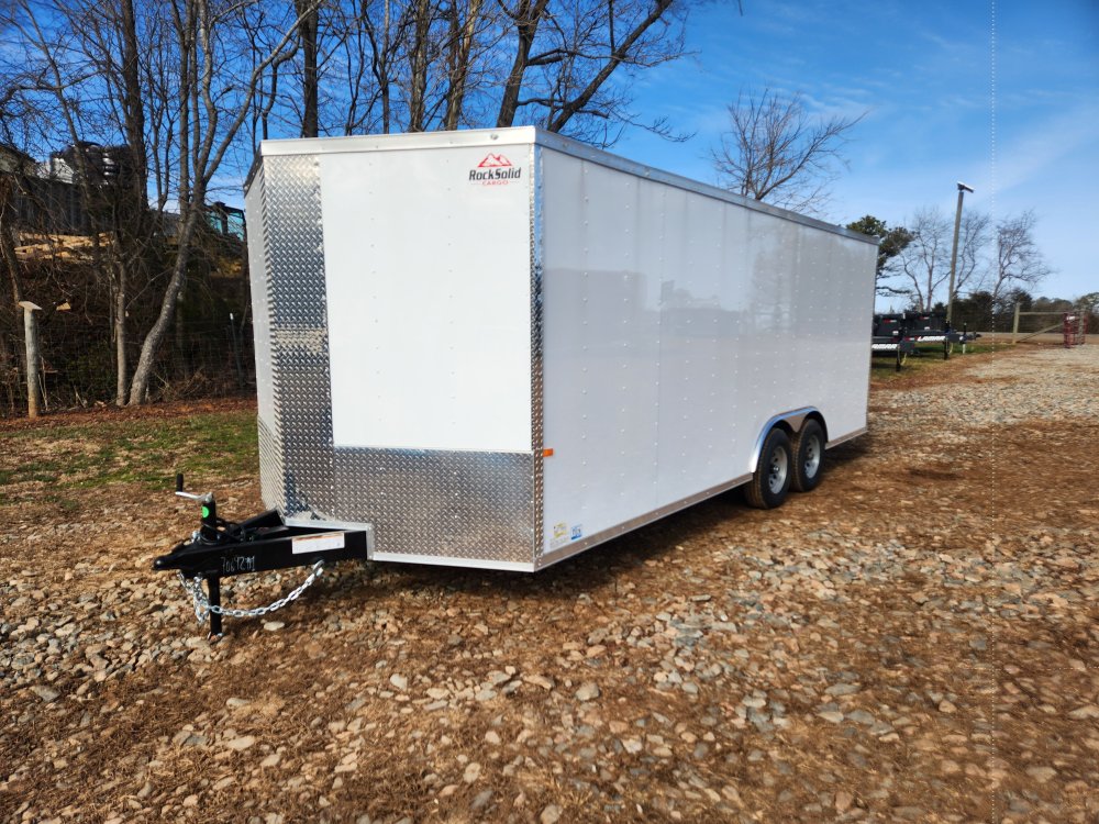 2026 Rock Solid Cargo 8.5x20 10k Enclosed w/ Polycore Metal Upgrade