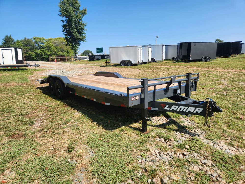 2026 Lamar 102x24 14k Equipment Hauler w/ Slide-In Ramps