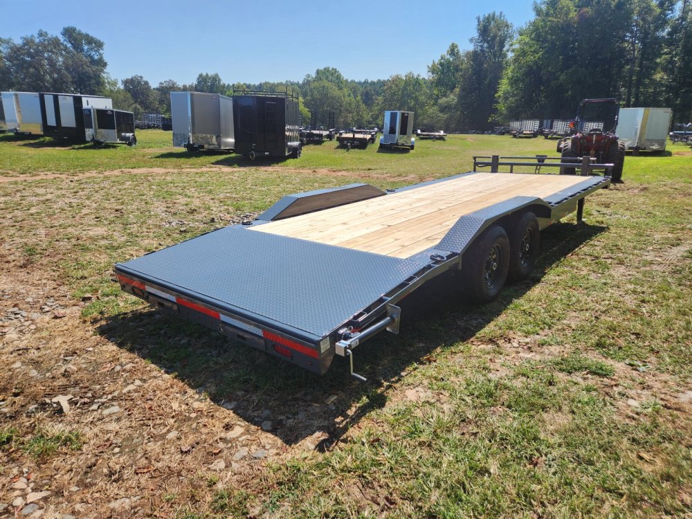 2026 Lamar 102x24 14k Equipment Hauler w/ Slide-In Ramps
