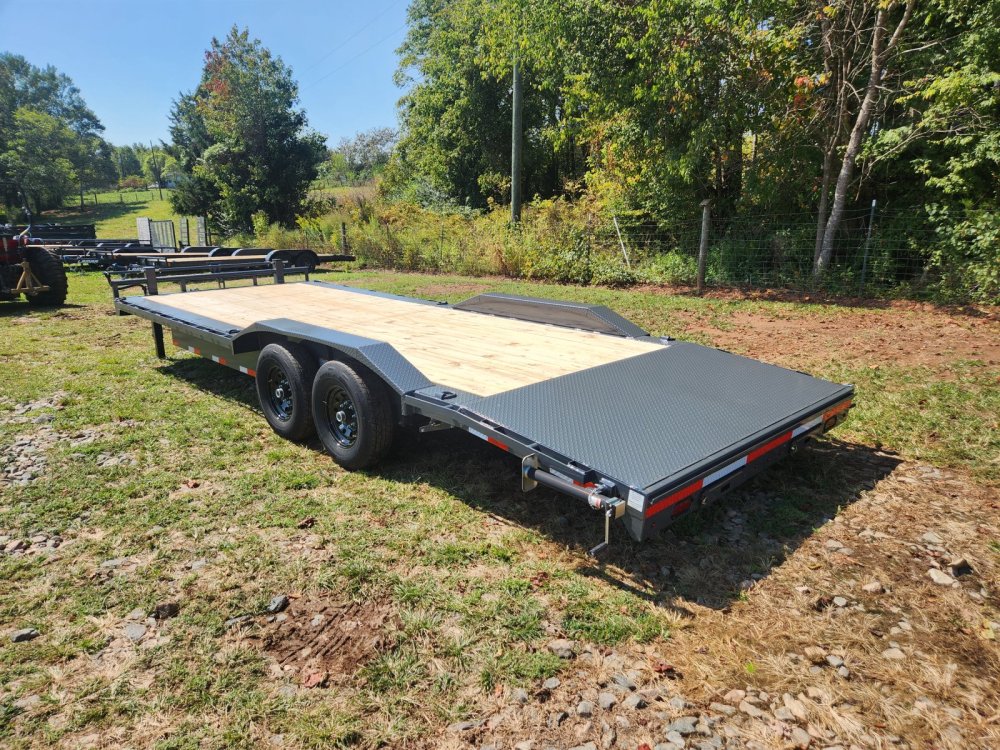 2026 Lamar 102x24 14k Equipment Hauler w/ Slide-In Ramps