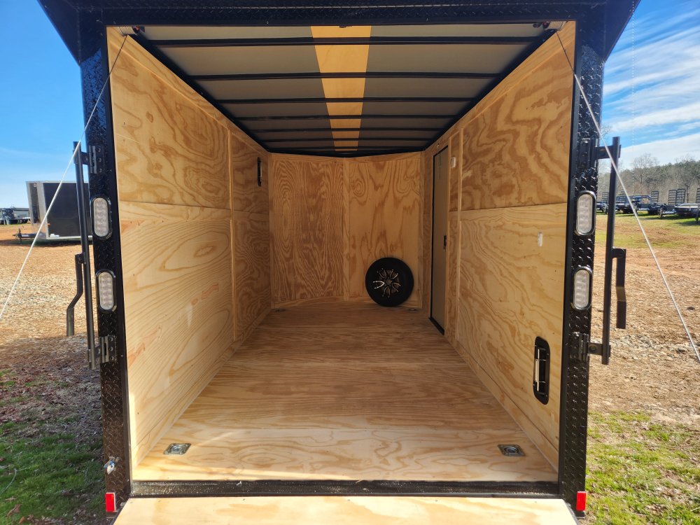 2026 Rock Solid Cargo 7x14 7k Enclosed w/ Blackout Special Package, (.080) Polycore Metal Upgrade, S