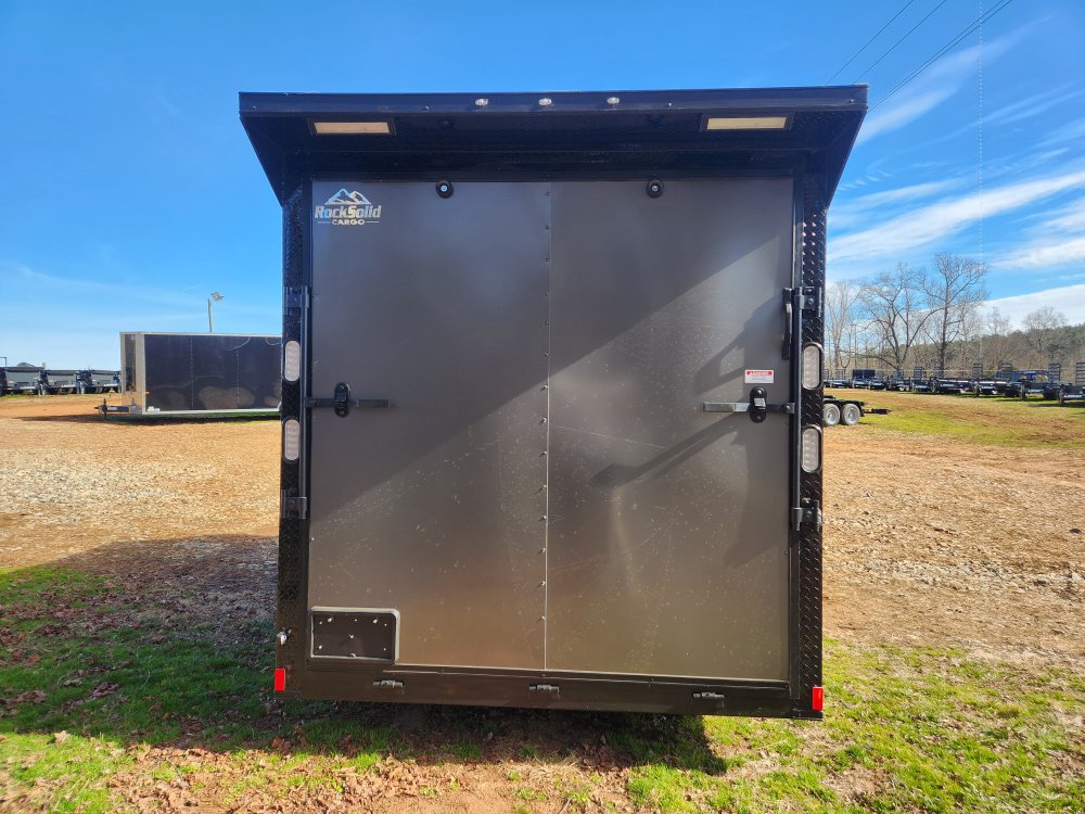 2026 Rock Solid Cargo 7x14 7k Enclosed w/ Blackout Special Package, (.080) Polycore Metal Upgrade, S