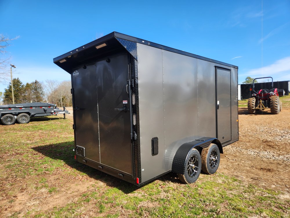 2026 Rock Solid Cargo 7x14 7k Enclosed w/ Blackout Special Package, (.080) Polycore Metal Upgrade, S