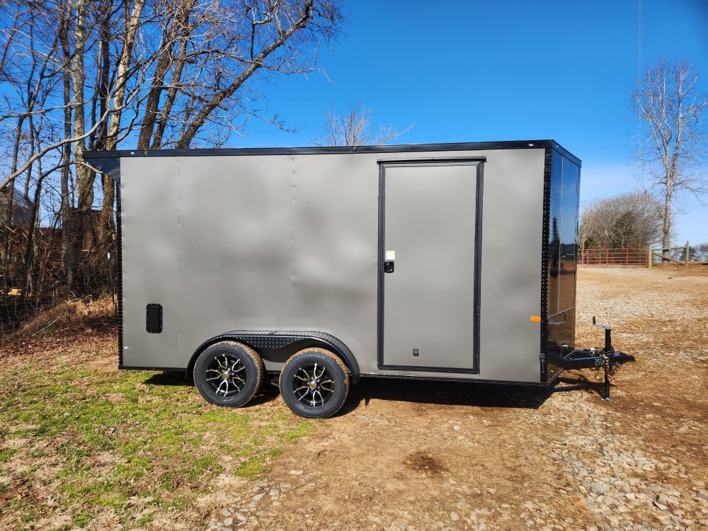 2026 Rock Solid Cargo 7x14 7k Enclosed w/ Blackout Special Package, (.080) Polycore Metal Upgrade, S