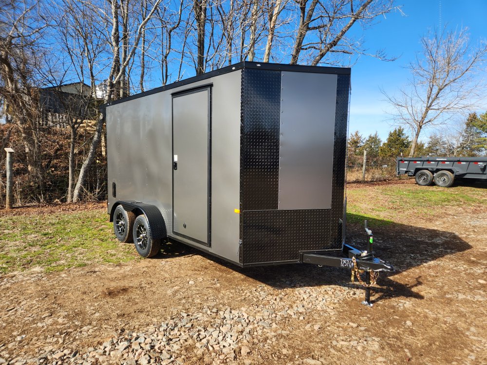 2026 Rock Solid Cargo 7x14 7k Enclosed w/ Blackout Special Package, (.080) Polycore Metal Upgrade, S