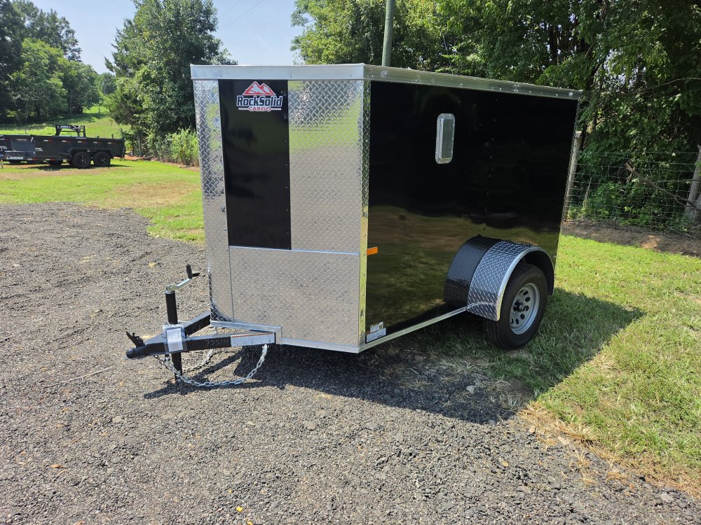2027 Rock Solid Cargo 5x8 Single Axle Enclosed
