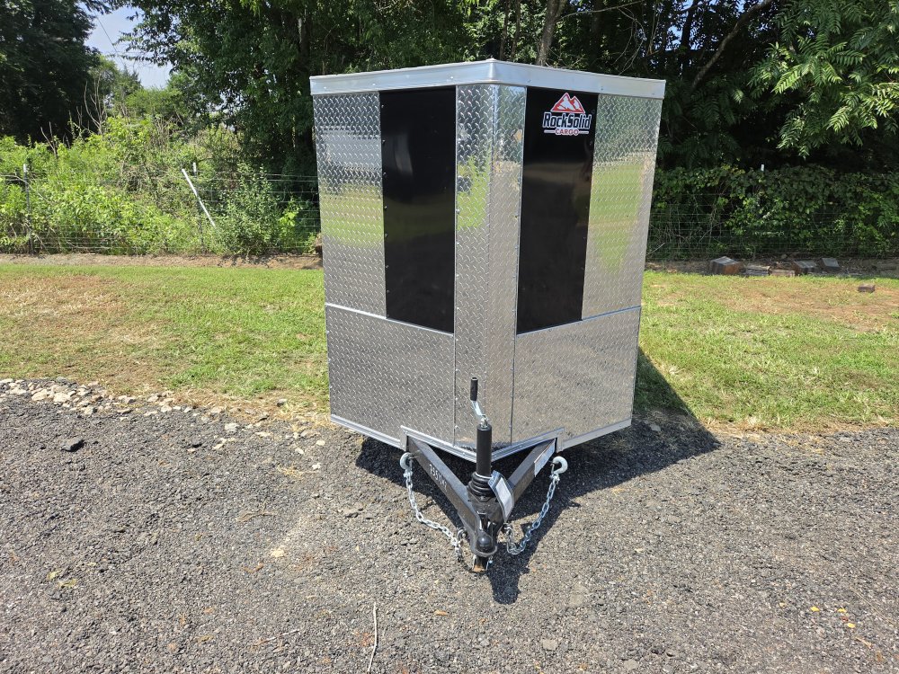 2027 Rock Solid Cargo 5x8 Single Axle Enclosed