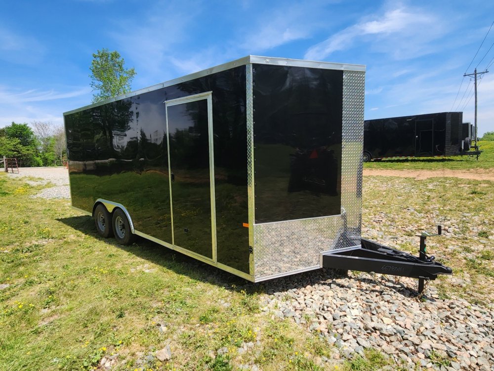 2026 Rock Solid Cargo 8.5x20 10k Enclosed w/ Polycore Metal, Semi-Screwless Upgrade and 7' Interior