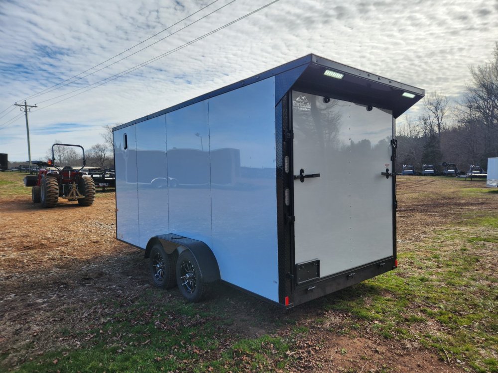 2026 Rock Solid Cargo 7x16 7k Enclosed w/ Blackout Special Package, 7' Interior Height, (.080) Polyc