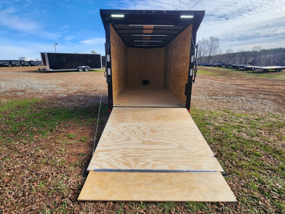 2026 Rock Solid Cargo 7x16 7k Enclosed w/ Blackout Special Package, 7' Interior Height, (.080) Polyc