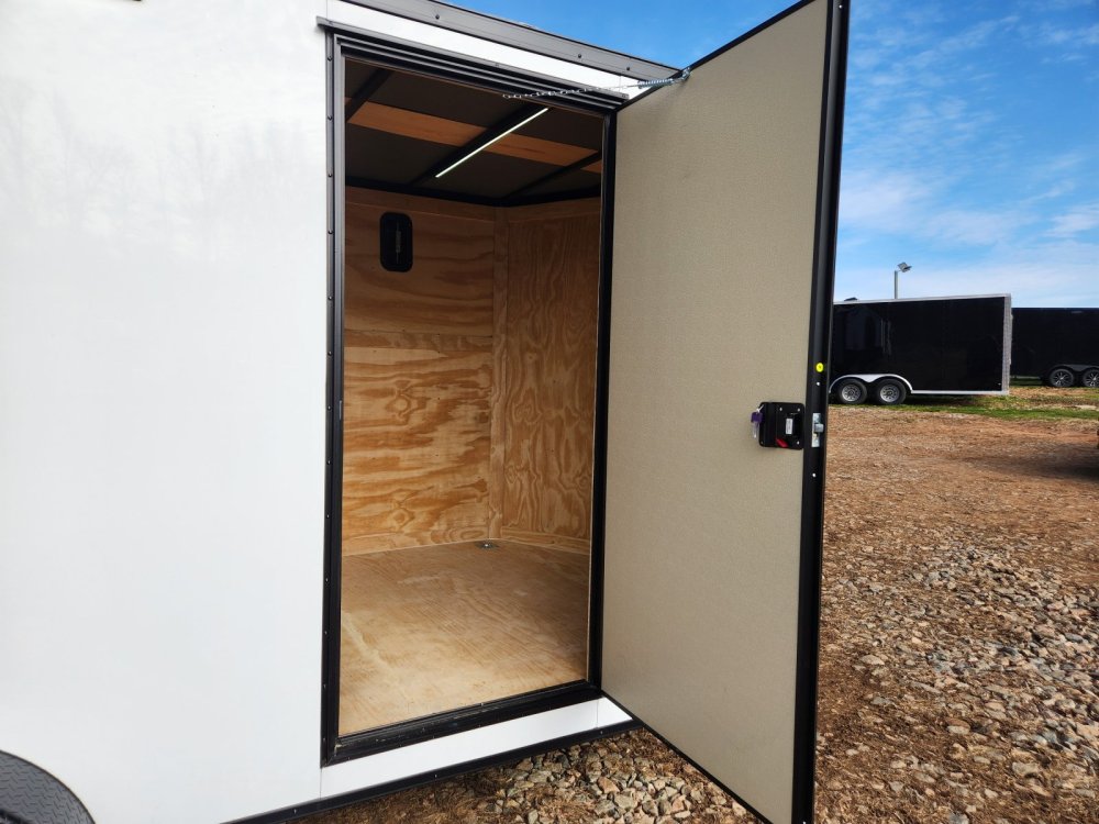 2026 Rock Solid Cargo 7x16 7k Enclosed w/ Blackout Special Package, 7' Interior Height, (.080) Polyc