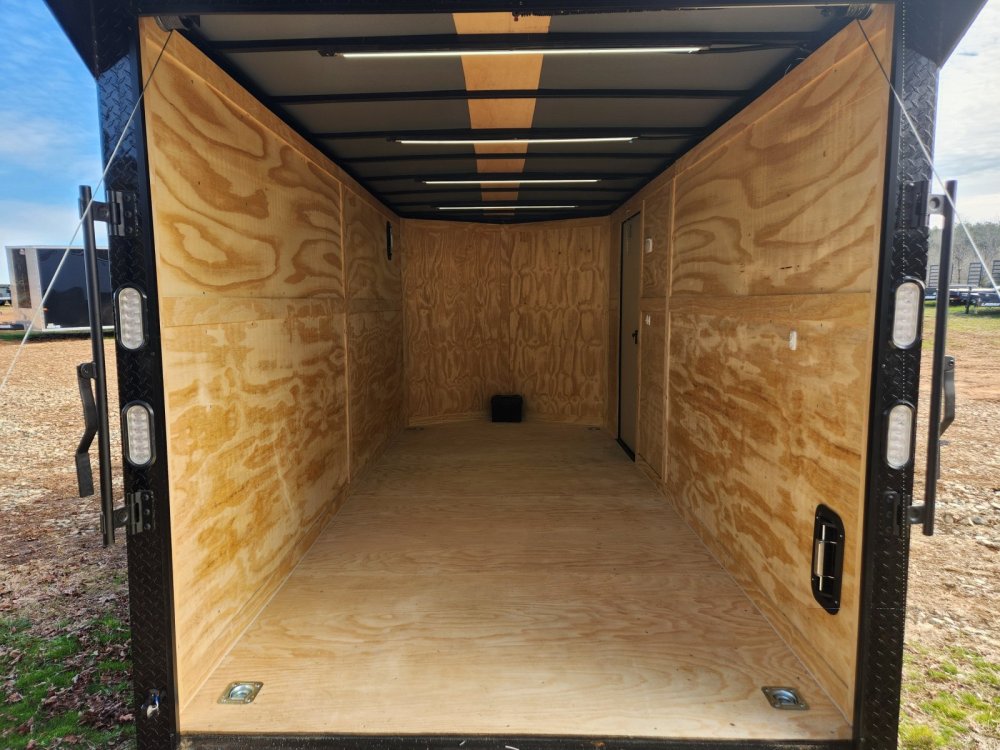 2026 Rock Solid Cargo 7x16 7k Enclosed w/ Blackout Special Package, 7' Interior Height, (.080) Polyc