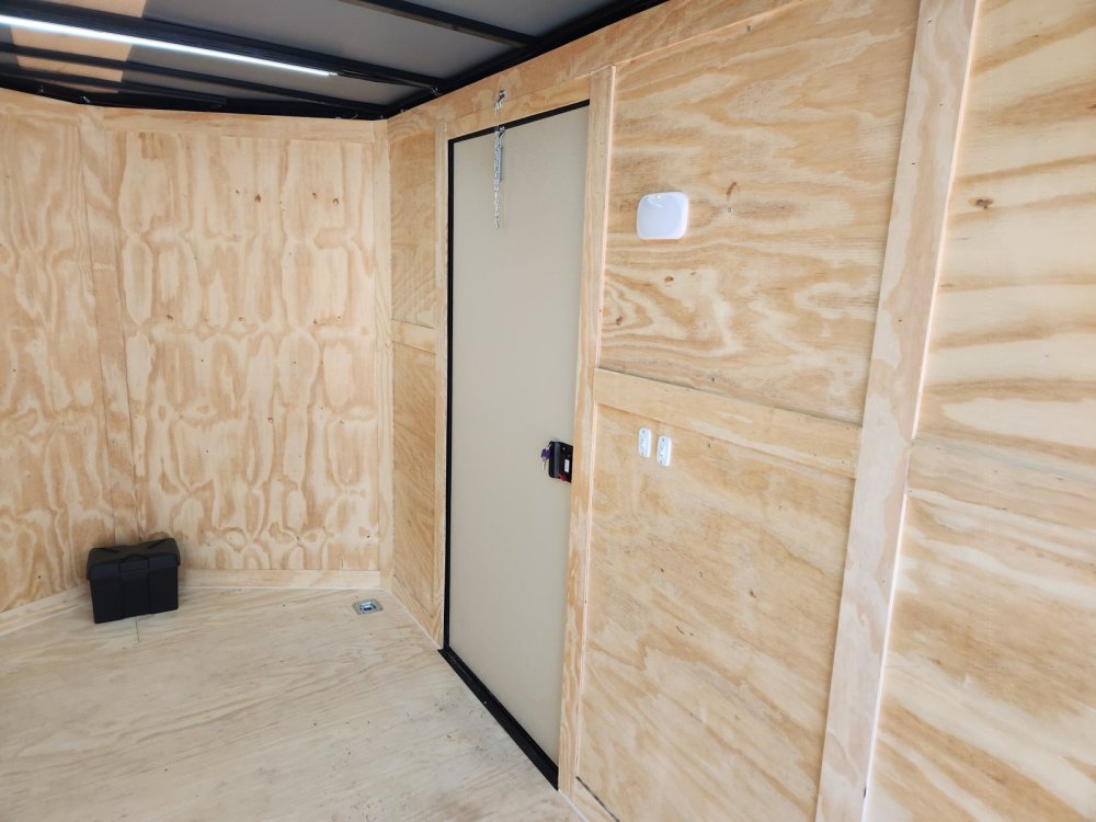 2026 Rock Solid Cargo 7x16 7k Enclosed w/ Blackout Special Package, 7' Interior Height, (.080) Polyc