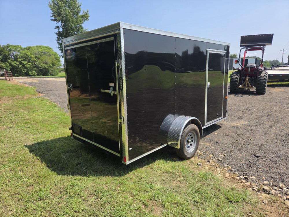 2027 Rock Solid Cargo 6x12 Single Axle Enclosed w/ Polycore Metal Upgrade and Semi-Screwless Upgrade
