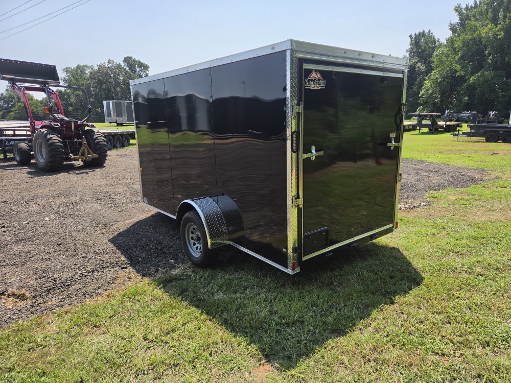 2027 Rock Solid Cargo 6x12 Single Axle Enclosed w/ Polycore Metal Upgrade and Semi-Screwless Upgrade