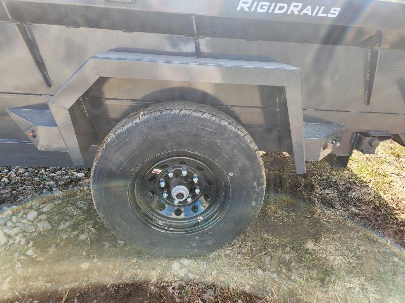 2025 Lamar 5x10 7k Single Axle Dump w/ Spreader Gate and 18" Sides