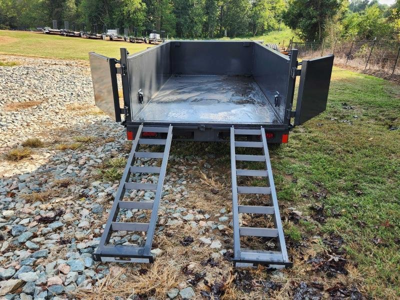 2025 Lamar 5x10 7k Single Axle Dump w/ Spreader Gate and 18" Sides