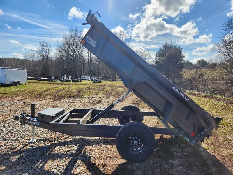 2025 Lamar 5x10 7k Single Axle Dump w/ Spreader Gate and 18" Sides