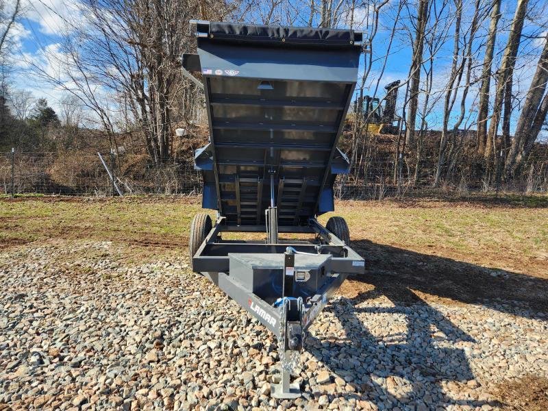 2025 Lamar 5x10 7k Single Axle Dump w/ Spreader Gate and 18" Sides