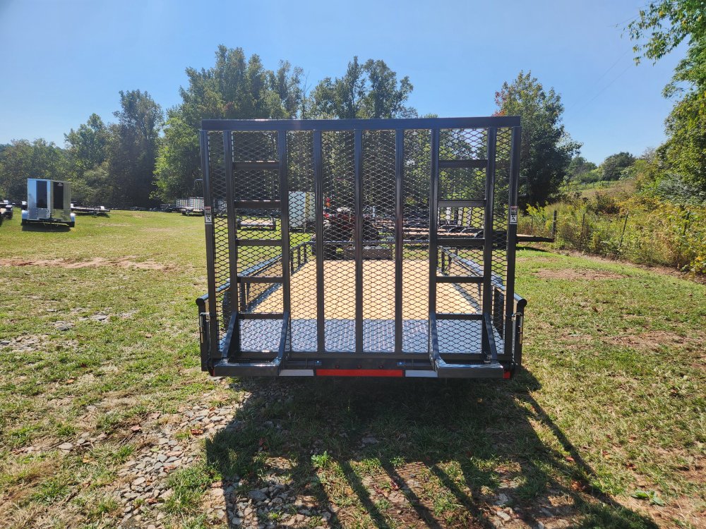 2026 Lamar 83x16 10k Utility w/ Toolbox, Pipe Top Rail and 5' HD Gate