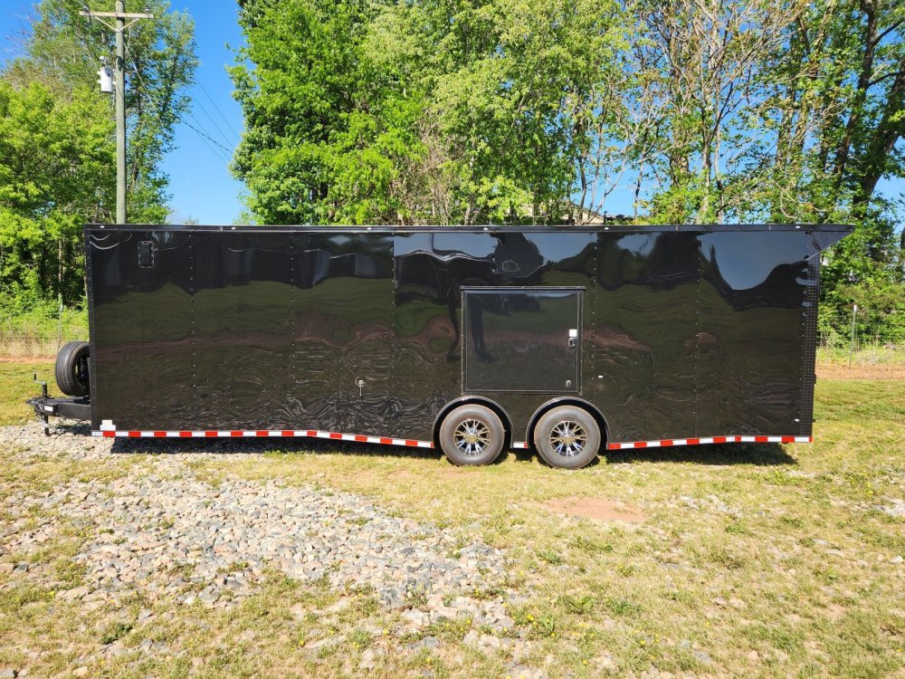 2026 Rock Solid 8.5x28 14k Enclosed w/ Blackout Special Package, (.080) Polycore Metal Upgrade, Semi