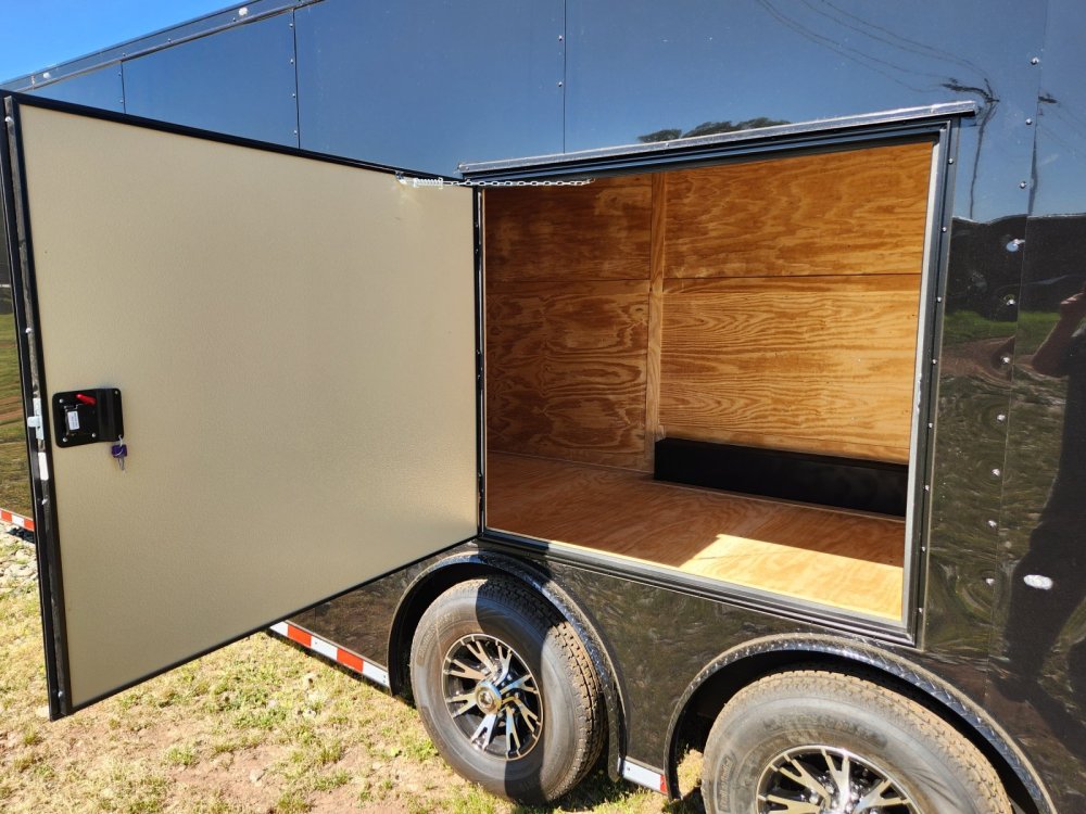 2026 Rock Solid 8.5x28 14k Enclosed w/ Blackout Special Package, (.080) Polycore Metal Upgrade, Semi