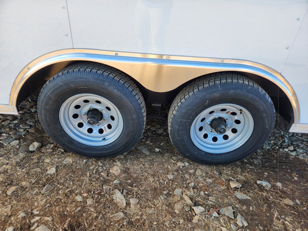 2026 Rock Solid 8.5x16 10k Enclosed w/ Polycore Metal Upgrade, Extended Tongue and 7' Interior