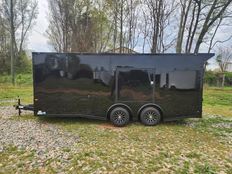 2026 Rock Solid Cargo 8.5x20 10k Enclosed w/ Blackout Package, Escape Door, Polycore Metal, Semi-Scr