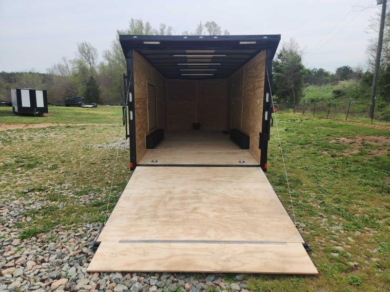 2026 Rock Solid Cargo 8.5x20 10k Enclosed w/ Blackout Package, Escape Door, Polycore Metal, Semi-Scr