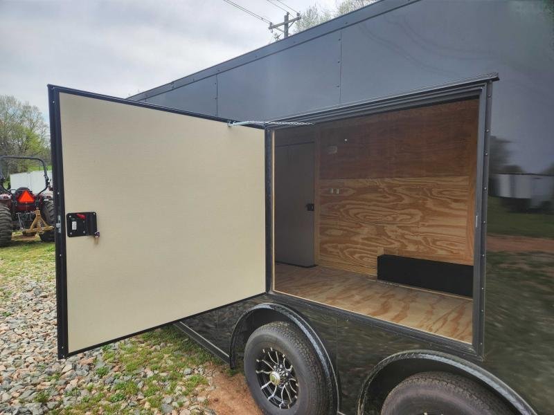 2026 Rock Solid Cargo 8.5x20 10k Enclosed w/ Blackout Package, Escape Door, Polycore Metal, Semi-Scr