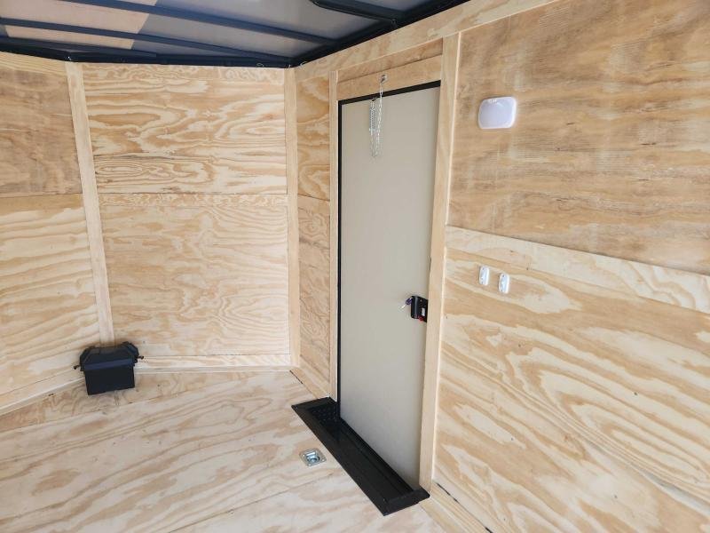 2026 Rock Solid Cargo 8.5x20 10k Enclosed w/ Blackout Package, Escape Door, Polycore Metal, Semi-Scr