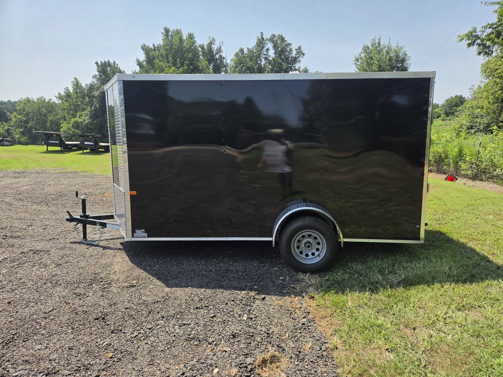 2027 Rock Solid Cargo 6x12 Single Axle Enclosed w/ Polycore Metal Upgrade and Semi-Screwless Upgrade