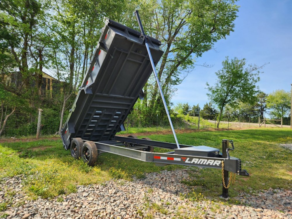 2025 Lamar 7X16 16K Telescopic Dump w/ 24" Sides