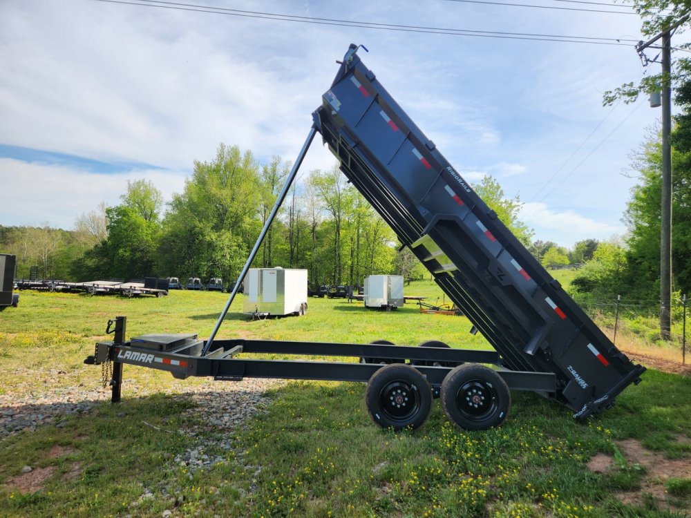 2025 Lamar 7X16 16K Telescopic Dump w/ 24" Sides