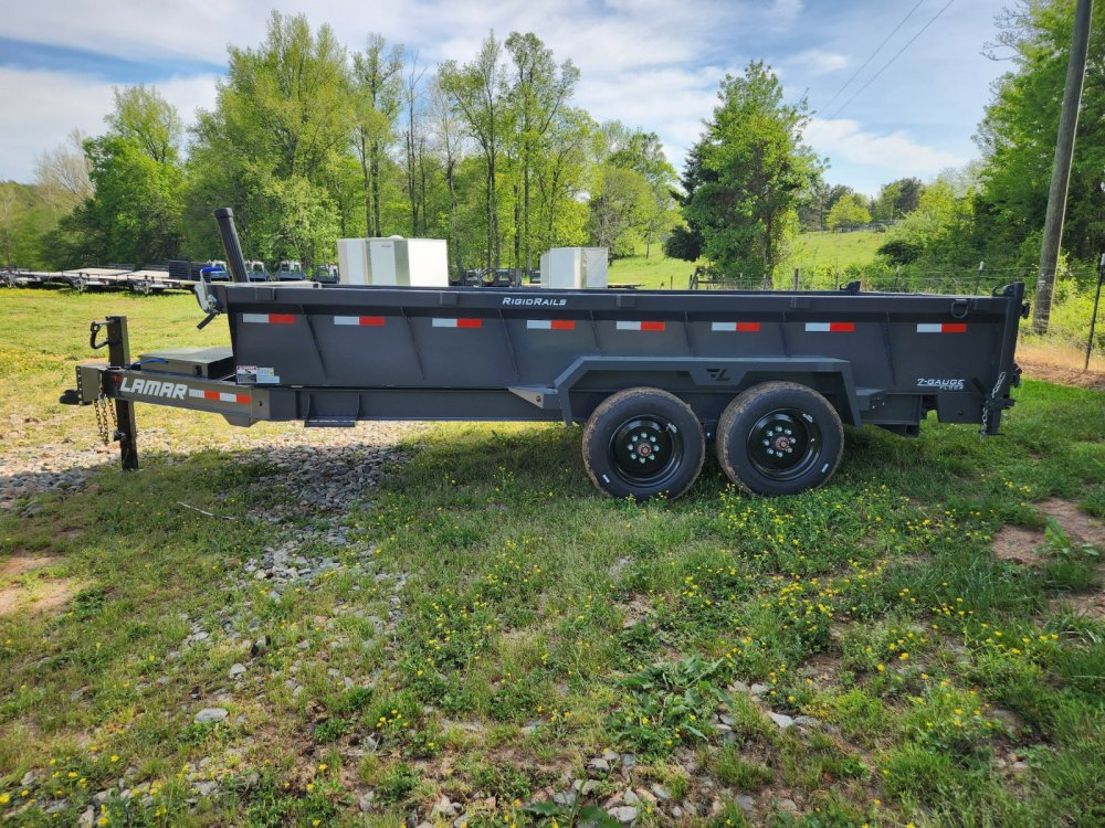 2025 Lamar 7X16 16K Telescopic Dump w/ 24" Sides