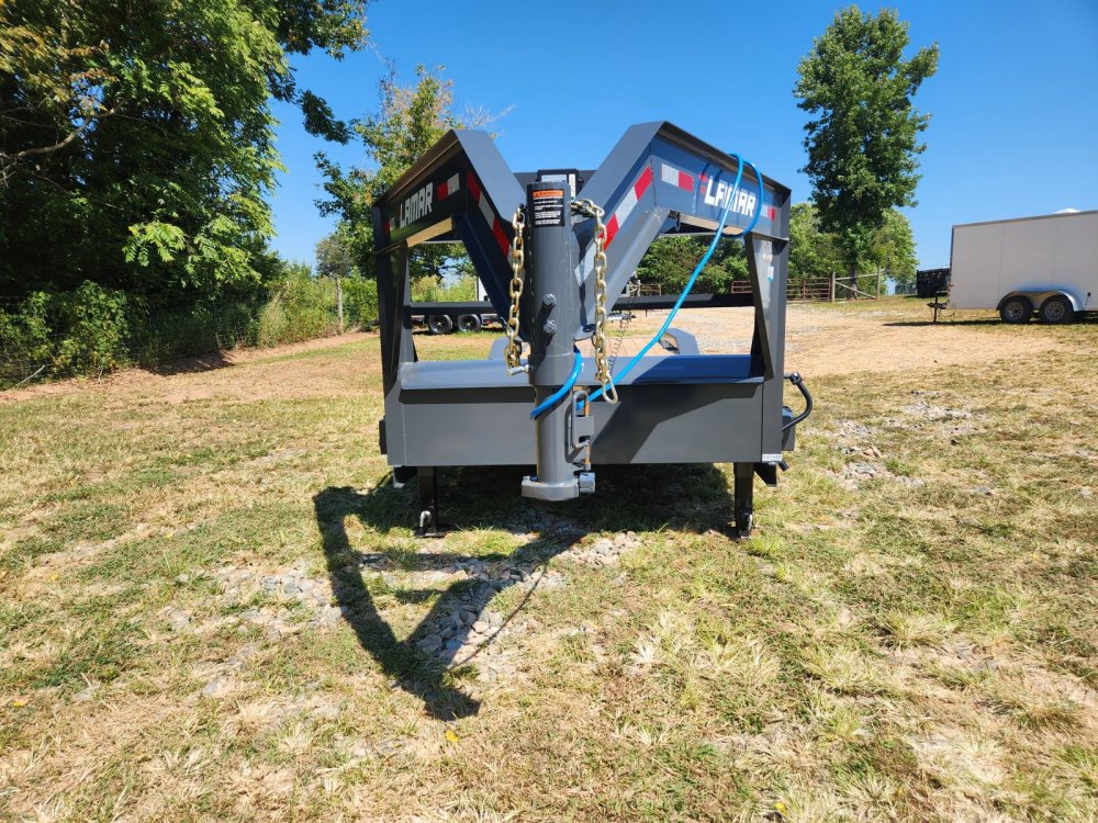 2026 Lamar 102x32 21k Gooseneck Equipment Hauler w/ Slide-In Ramps