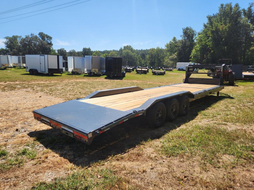 2026 Lamar 102x32 21k Gooseneck Equipment Hauler w/ Slide-In Ramps