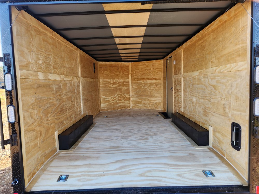 2026 Rock Solid Cargo 8.5x16 7k Enclosed w/ Blackout Special Package, Semi-Screwless Upgrade, Polyco