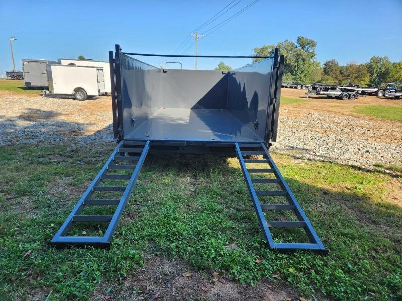 2025 Lamar Trailers 7x16 21k Telescopic Dump w/ Wireless Remote, Solar Charger, 2 Batteries and 48" 