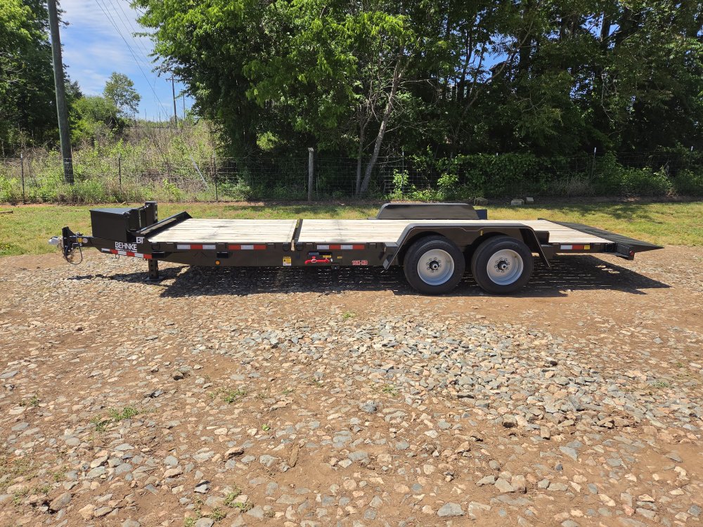 2026 Behnke 83x22 16k Partial Tilt w/ Oak Deck, Toolbox, Fender Guards and Extra D Rings