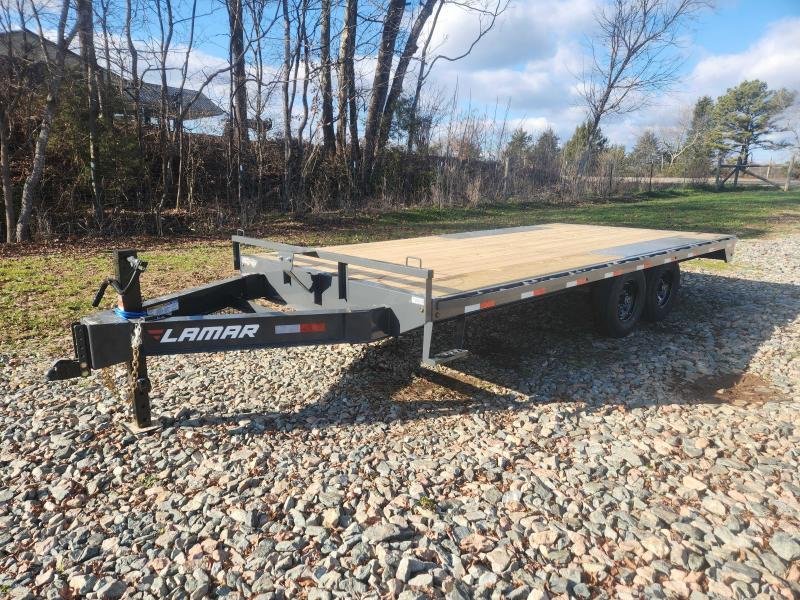 2025 Lamar Trailers 102x18 14k Deckover w/ Slide-In Ramps